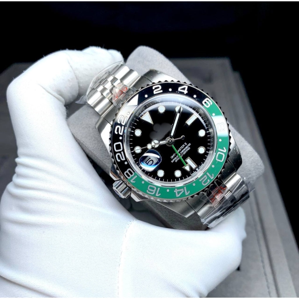 READY STOCK UPGRADED SPRITE JUBILEE AUTOMATIC GMT 40 MM MEN WATCH