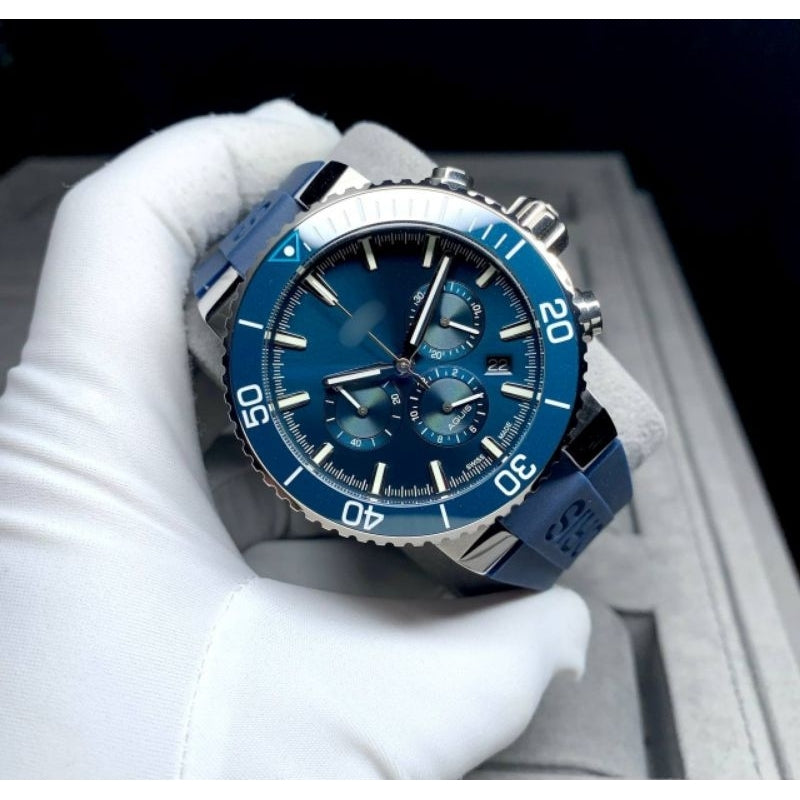 [ READY STOCK ] 0RI5_BLUE_WHALE_CHRONOGRAPH_45MM_MAN _WATCH