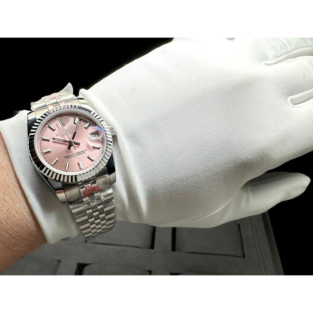 READY STOCK UPGRADED SEMI PREMIUM GRADE 31mm DJ AUTOMATIC LADIES WATCH