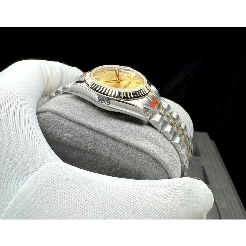 READY STOCK UPGRADED SEMI PREMIUM GRADE 31 DJ AUTOMATIC LADIES WATCH