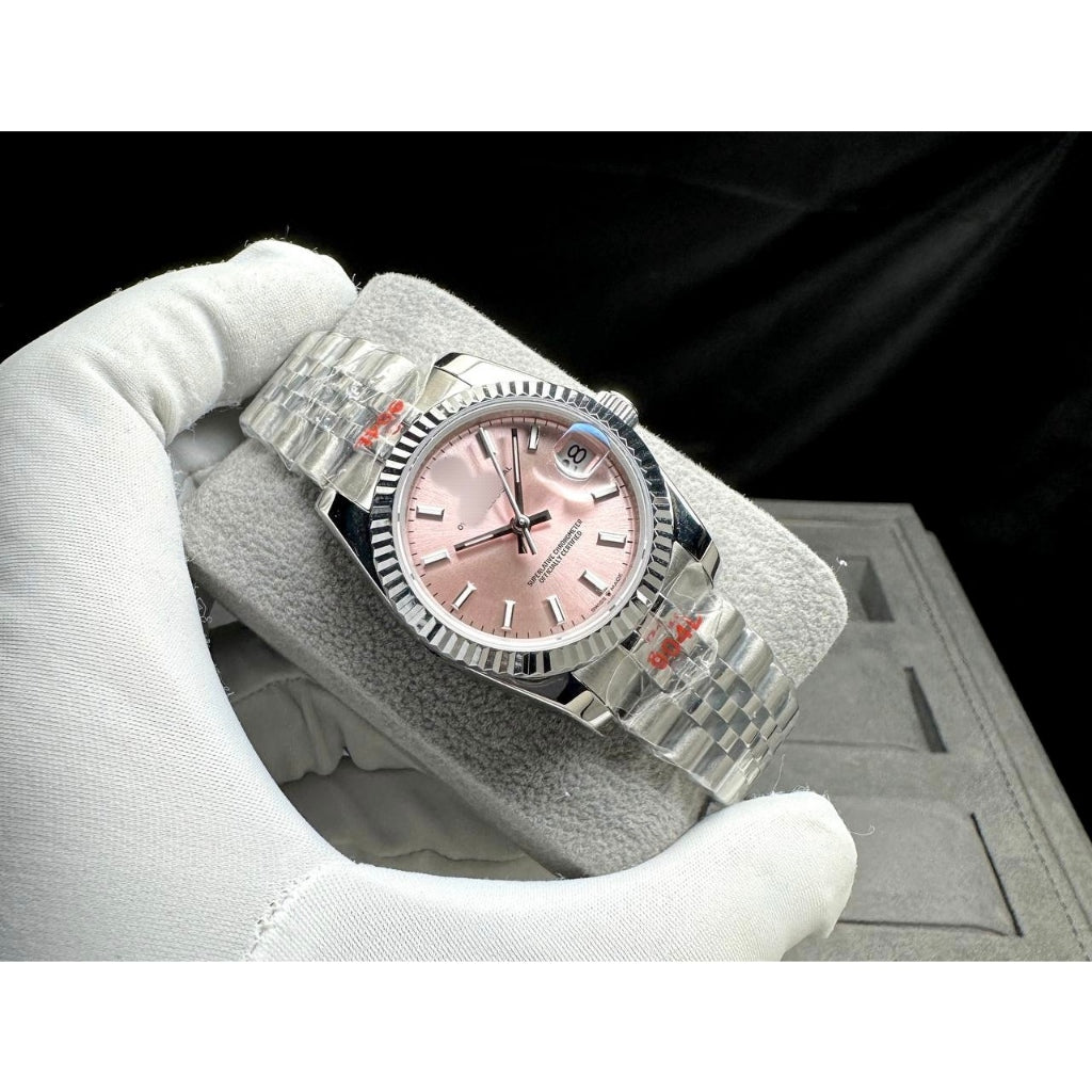 READY STOCK UPGRADED SEMI PREMIUM GRADE 31mm DJ AUTOMATIC LADIES WATCH