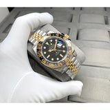 READY STOCK UPGRADED LUXURY NEW MODEL GMT PEPSI JUBILEE AUTOMATIC GMT 40 MM MEN WATCH