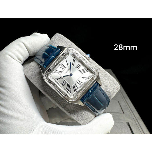READY STOCK CLASSIC 28MM / 32MM DIAMOND BEZEL QUARTZ UNISEX WATCH