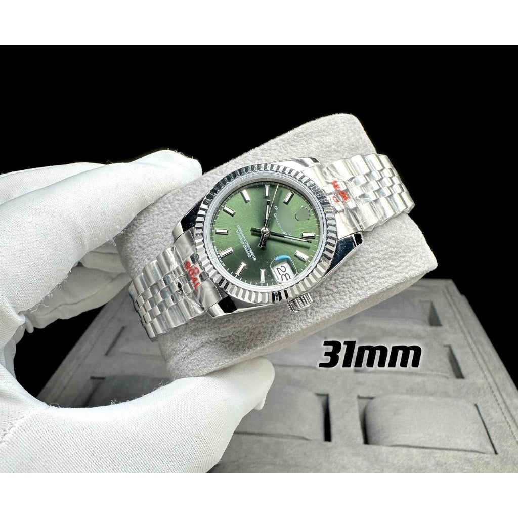 READY STOCK UPGRADED SEMI PREMIUM GRADE 31 DJ AUTOMATIC LADIES WATCH