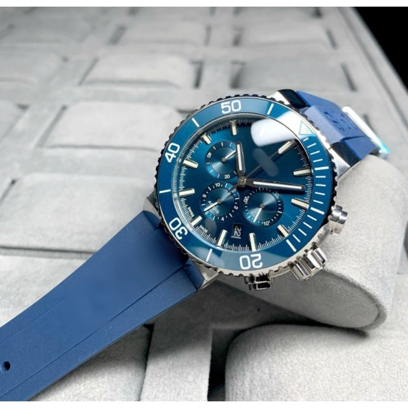 [ READY STOCK ] 0RI5_BLUE_WHALE_CHRONOGRAPH_45MM_MAN _WATCH