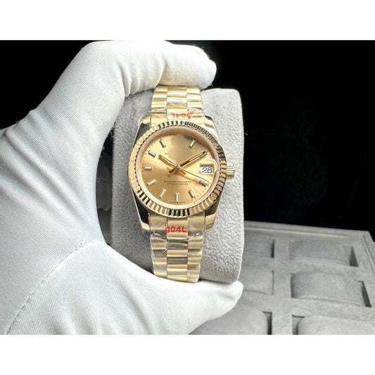 READY STOCK UPGRADED SEMI PREMIUM GRADE 31 DJ AUTOMATIC LADIES WATCH