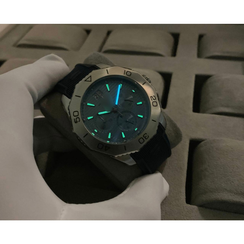 READY STOCK UPGRADED VERSION TH AQUA 44 MM CHRONOGRAPH MEN WATCH