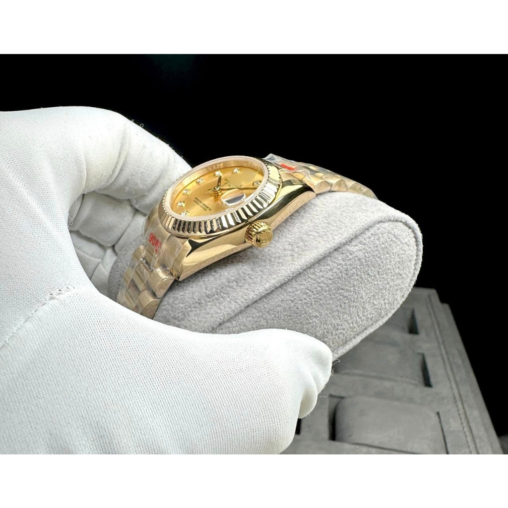 READY STOCK UPGRADED SEMI PREMIUM GRADE 31 DJ AUTOMATIC LADIES WATCH