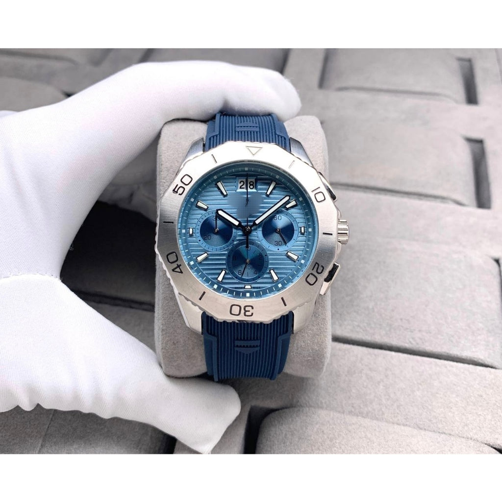READY STOCK UPGRADED VERSION TH AQUA 44 MM CHRONOGRAPH MEN WATCH
