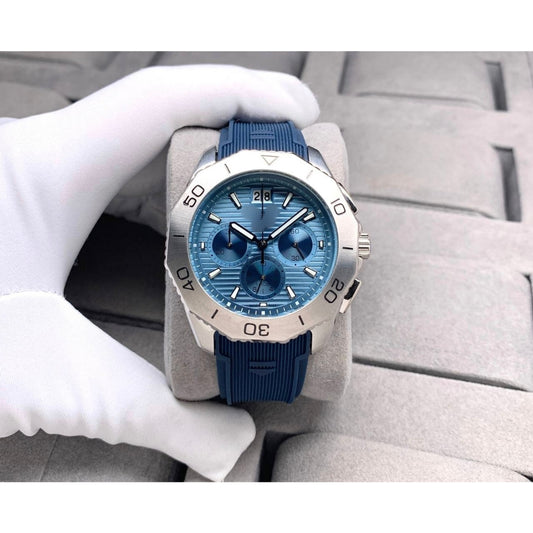 READY STOCK UPGRADED VERSION TH AQUA 44 MM CHRONOGRAPH MEN WATCH