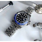 READY STOCK UPGRADED  LUXURY AUTOMATIC BATGIRL GMT 40MM MEN WATCH