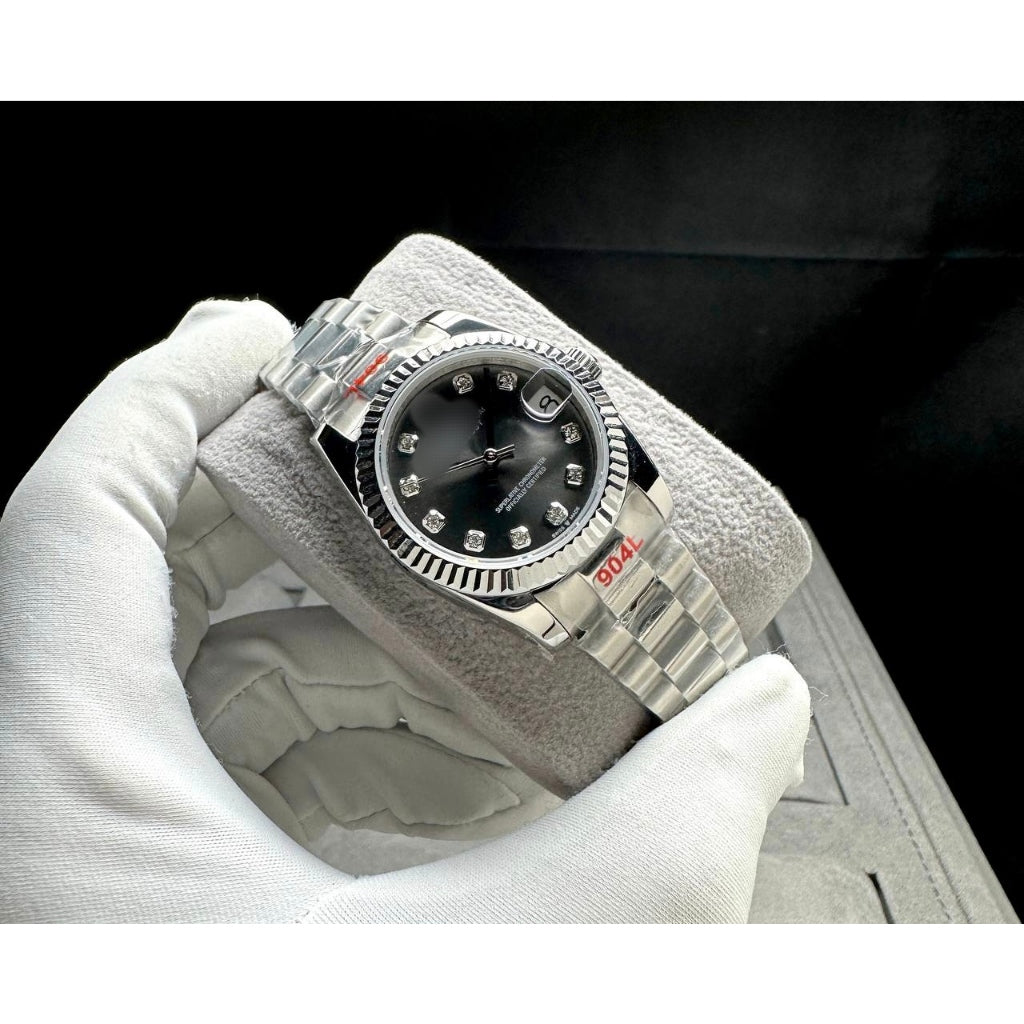 READY STOCK UPGRADED SEMI PREMIUM GRADE 31mm DJ AUTOMATIC LADIES WATCH