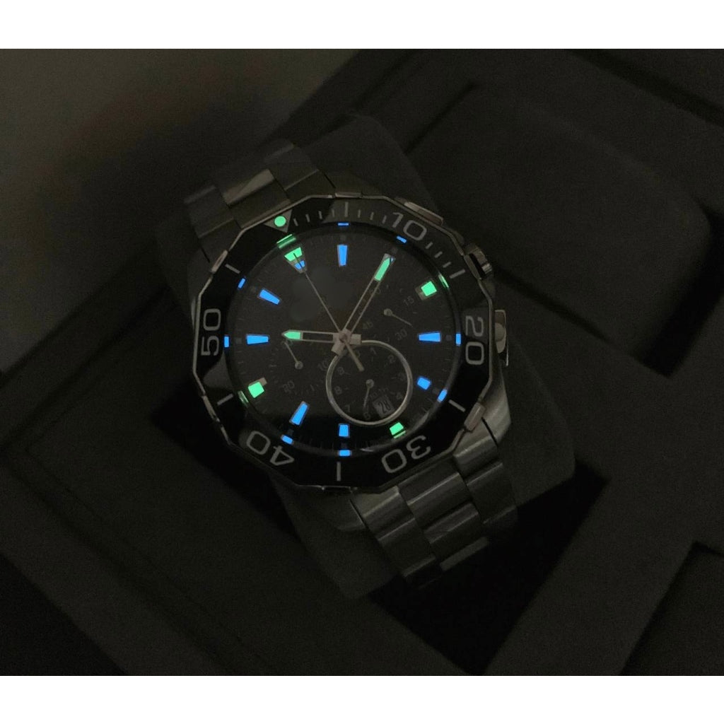 READY STOCK UPGRADED VERSION TH AQUA 44 MM CHRONOGRAPH MEN WATCH