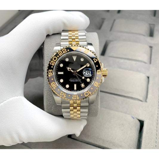 READY STOCK UPGRADED LUXURY NEW MODEL GMT PEPSI JUBILEE AUTOMATIC GMT 40 MM MEN WATCH