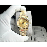 READY STOCK UPGRADED SEMI PREMIUM GRADE 31 DJ AUTOMATIC LADIES WATCH