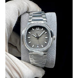 READY STOCK CLASSIC PP 7118 35MM QUARTZ DIAMOND BEZEL  LADIES WATCH