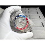 READY STOCK UPGRADED  LUXURY NEW MODEL METEORITE AUTOMATIC GMT 40 MM MEN WATCH