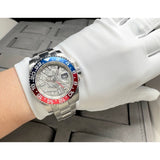 READY STOCK UPGRADED  LUXURY NEW MODEL METEORITE AUTOMATIC GMT 40 MM MEN WATCH