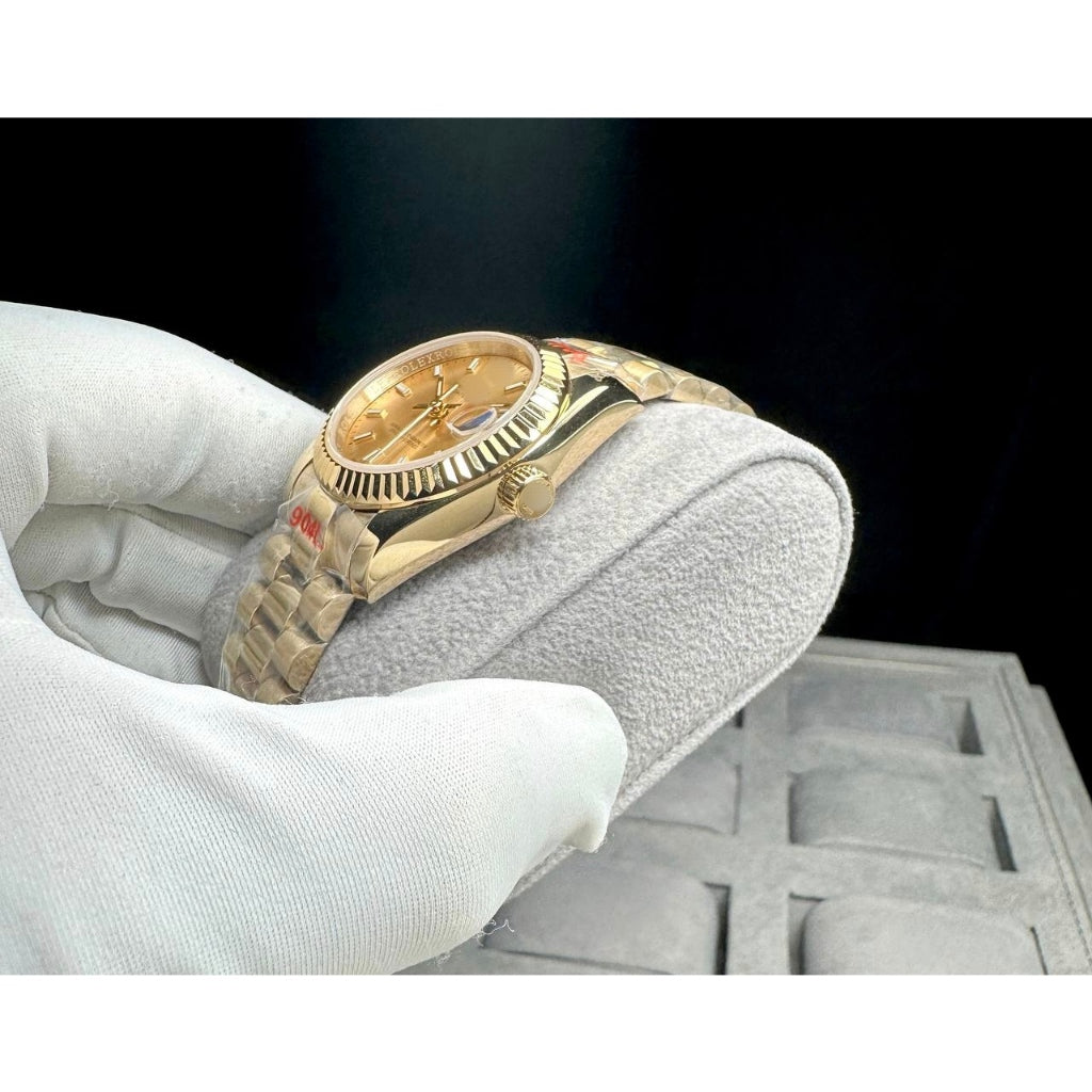 READY STOCK UPGRADED SEMI PREMIUM GRADE 31 DJ AUTOMATIC LADIES WATCH