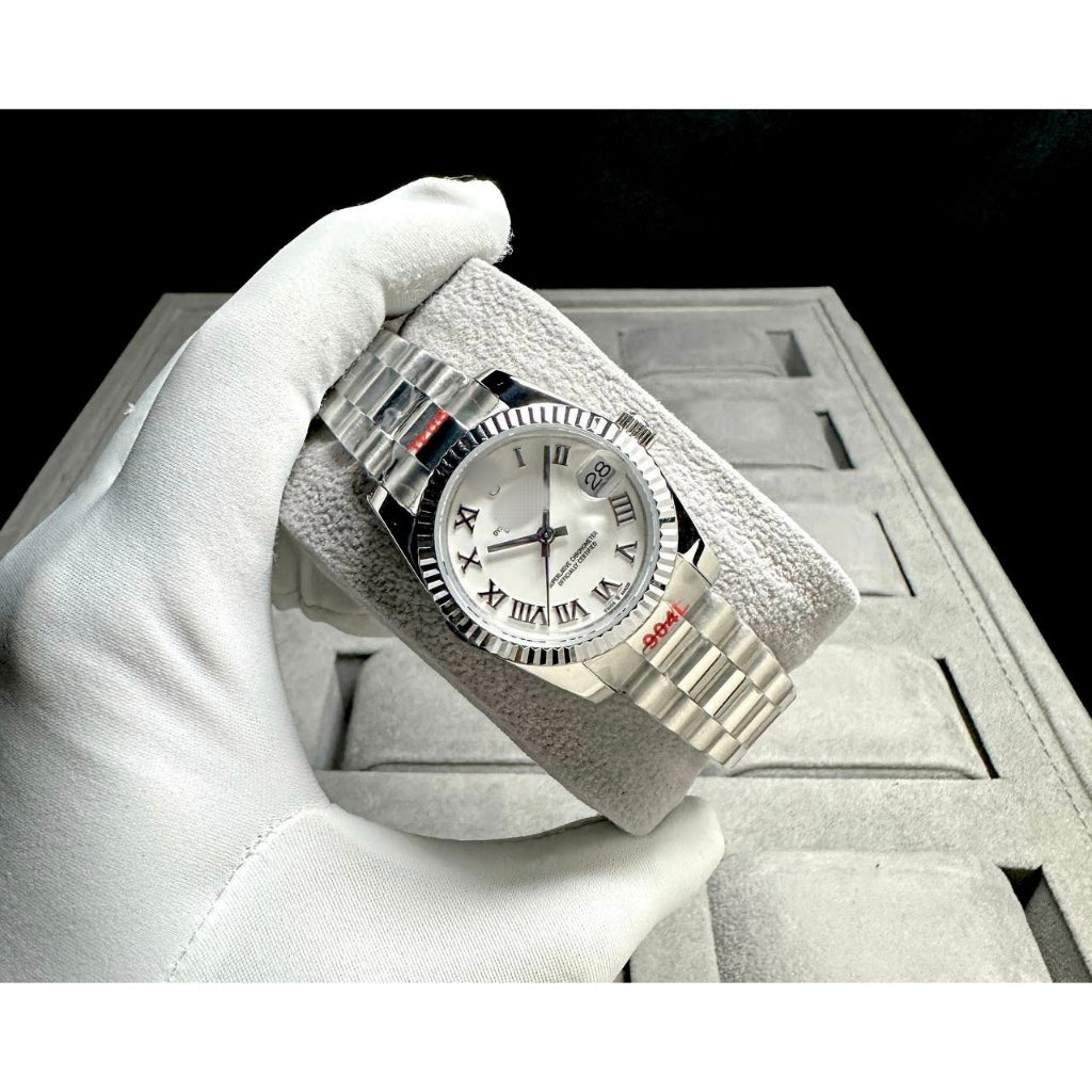 READY STOCK UPGRADED SEMI PREMIUM GRADE 31 DJ AUTOMATIC LADIES WATCH