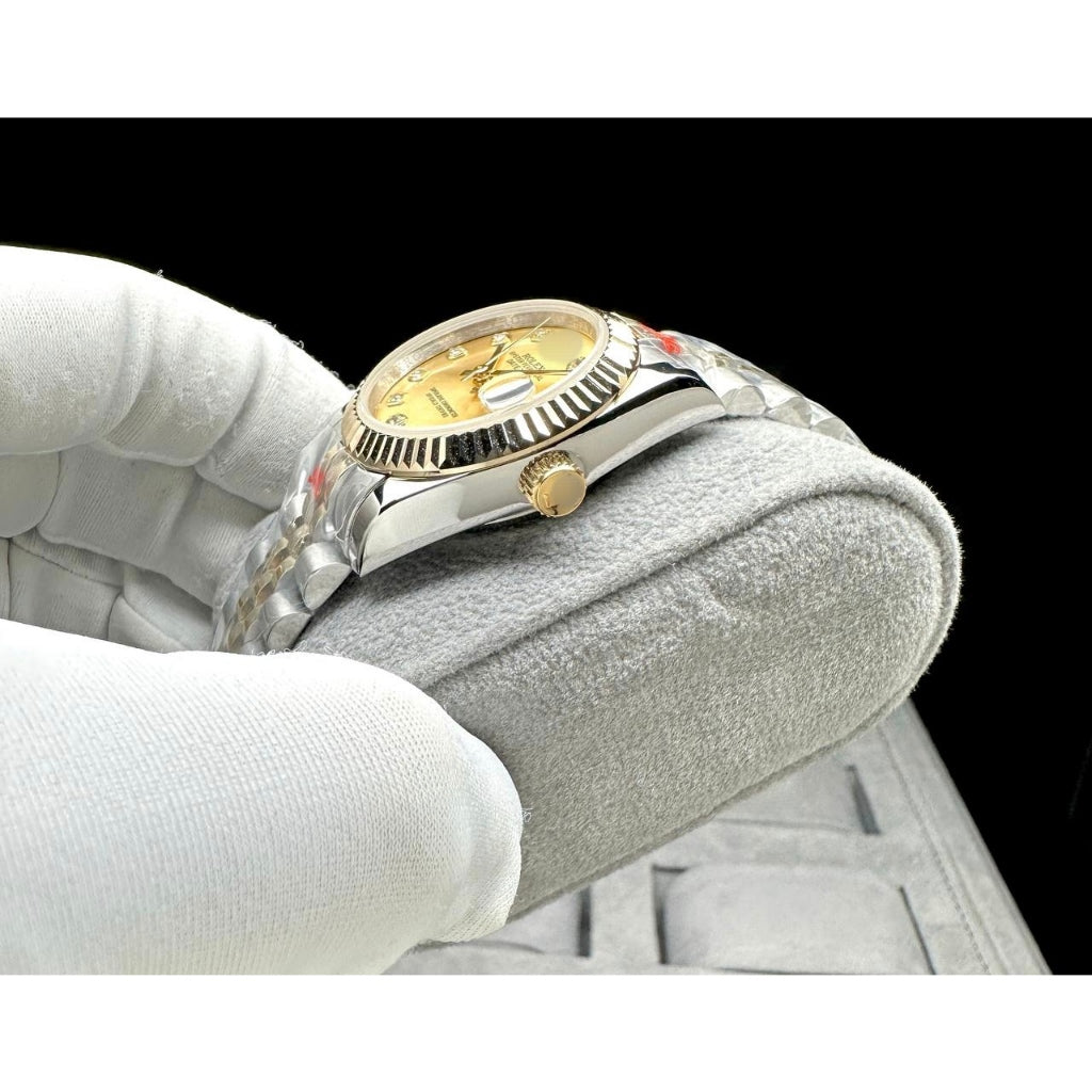 READY STOCK UPGRADED SEMI PREMIUM GRADE 31 DJ AUTOMATIC LADIES WATCH