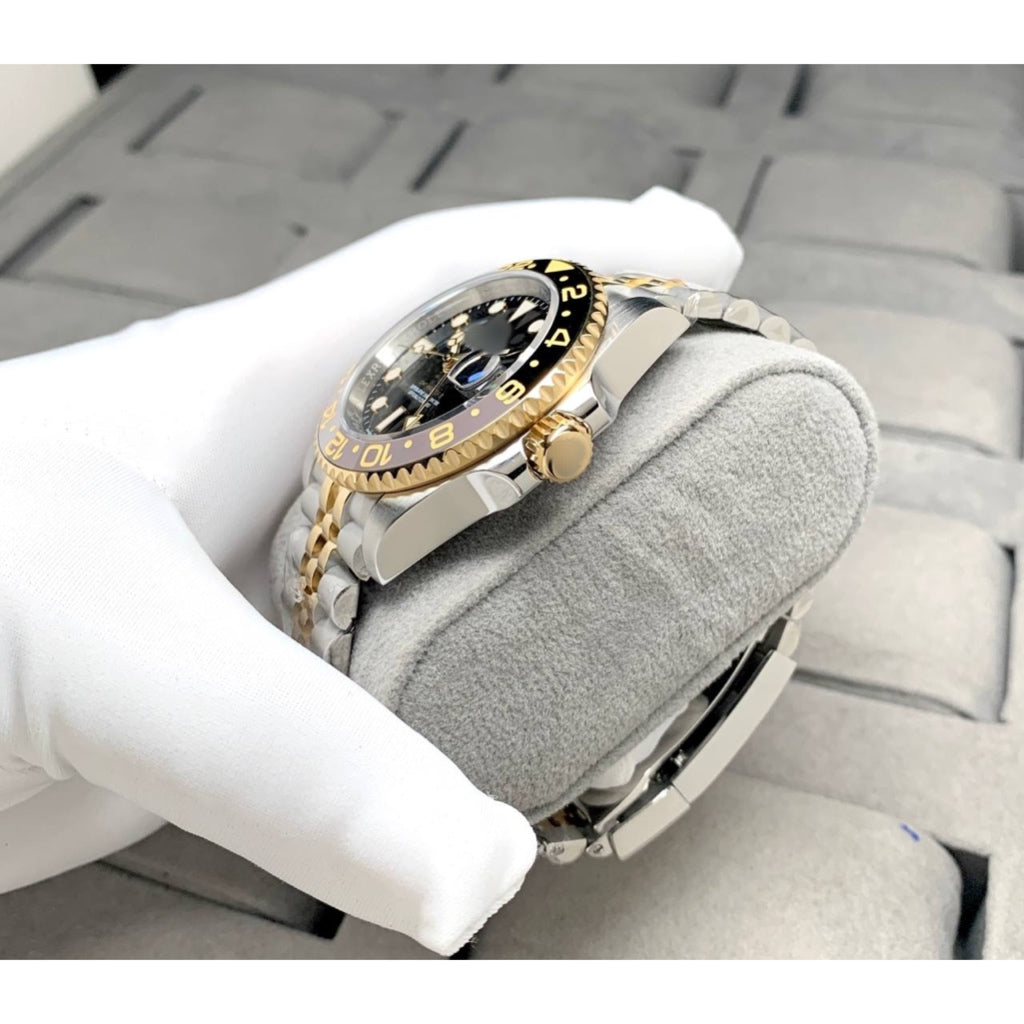 READY STOCK UPGRADED LUXURY NEW MODEL GMT PEPSI JUBILEE AUTOMATIC GMT 40 MM MEN WATCH