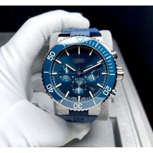[ READY STOCK ] 0RI5_BLUE_WHALE_CHRONOGRAPH_45MM_MAN _WATCH