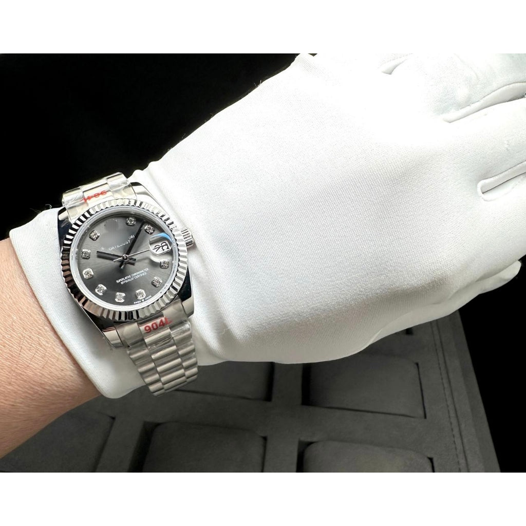 READY STOCK UPGRADED SEMI PREMIUM GRADE 31mm DJ AUTOMATIC LADIES WATCH