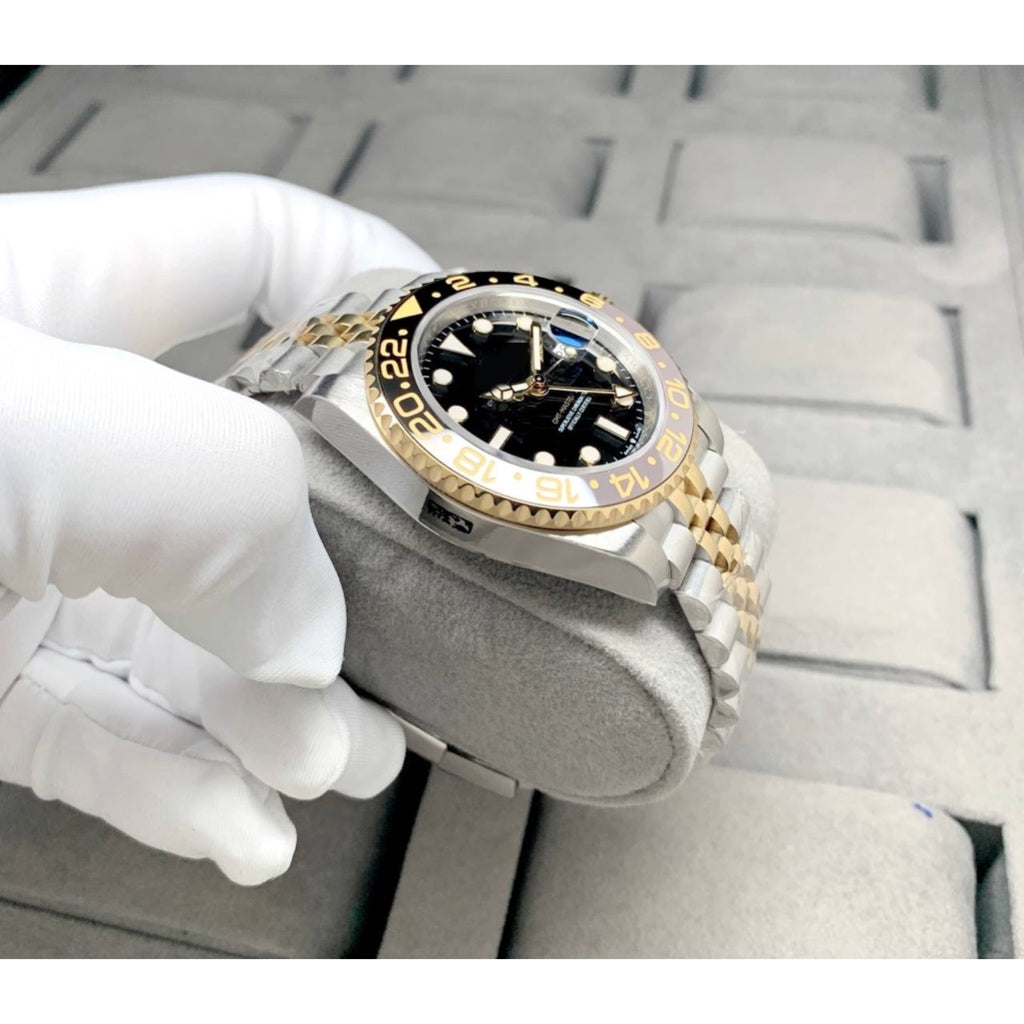 READY STOCK UPGRADED LUXURY NEW MODEL GMT PEPSI JUBILEE AUTOMATIC GMT 40 MM MEN WATCH