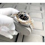 READY STOCK UPGRADED LUXURY NEW MODEL GMT PEPSI JUBILEE AUTOMATIC GMT 40 MM MEN WATCH