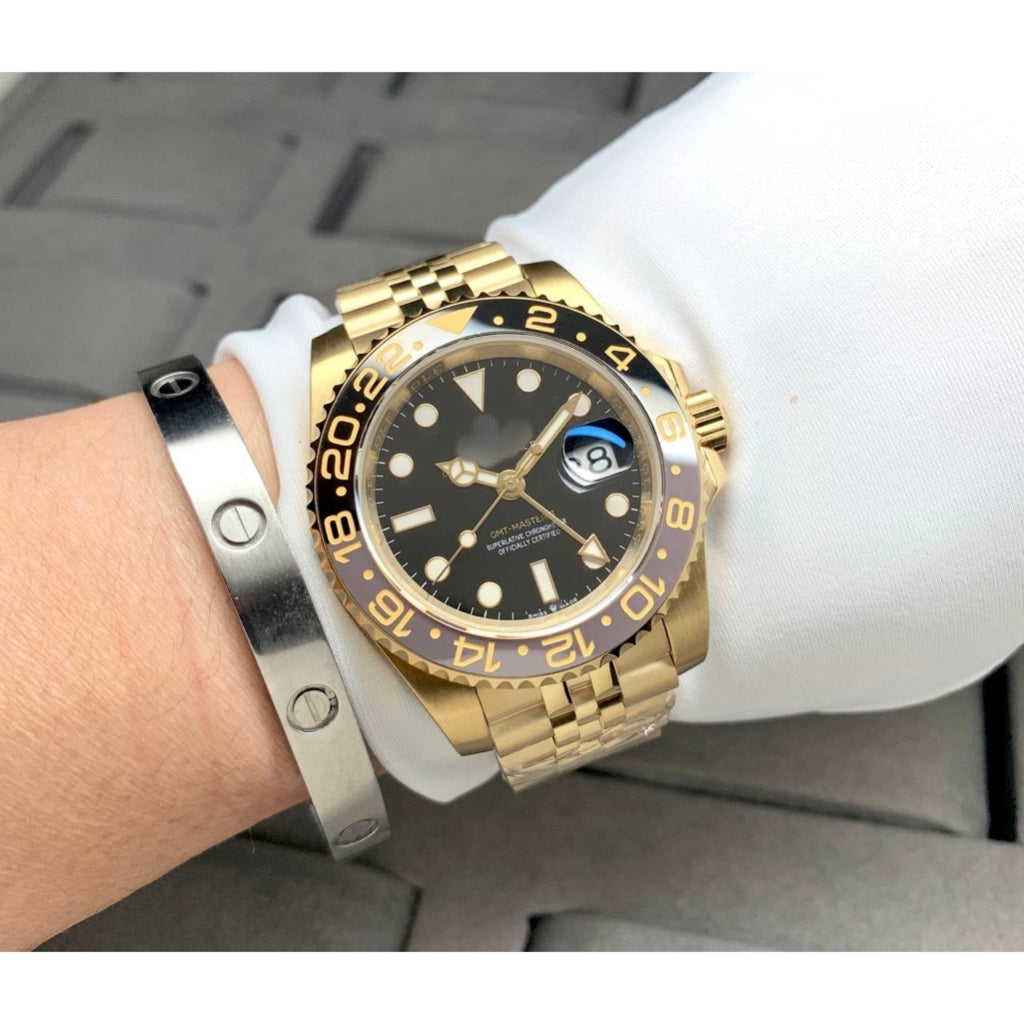 READY STOCK UPGRADED LATEST LUXURY READY STOCK AUTOMATIC GMT 40MM MEN WATCH