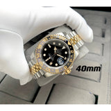READY STOCK UPGRADED LUXURY NEW MODEL GMT PEPSI JUBILEE AUTOMATIC GMT 40 MM MEN WATCH