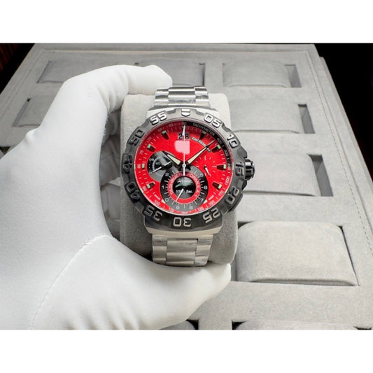 READY STOCK SPORTY 44MM CHRONOGRAPH MEN WATCH