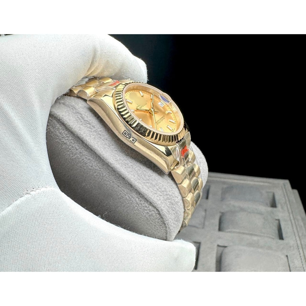 READY STOCK UPGRADED SEMI PREMIUM GRADE 31 DJ AUTOMATIC LADIES WATCH