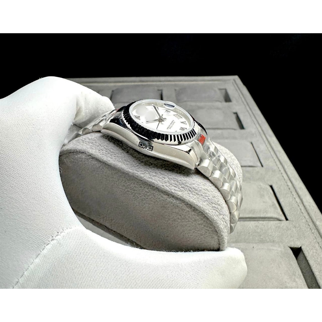 READY STOCK UPGRADED SEMI PREMIUM GRADE 31 DJ AUTOMATIC LADIES WATCH