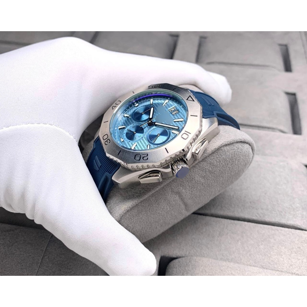 READY STOCK UPGRADED VERSION TH AQUA 44 MM CHRONOGRAPH MEN WATCH