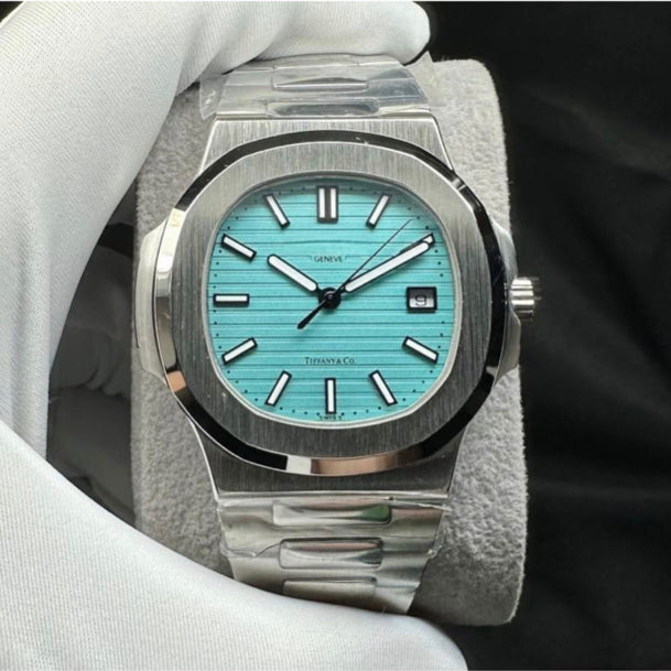 READY STOCK SEMI PREMIUM P.P.NTLS AUTOMATIC 40MM X 9.7 MM ULTRA SLIM MEN WATCH