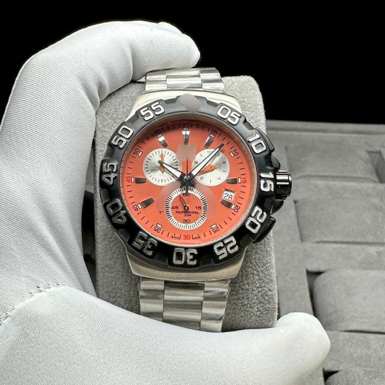 READY STOCK TH F1 CLASSIC CHRONOGRAPH 41MM MEN WATCH