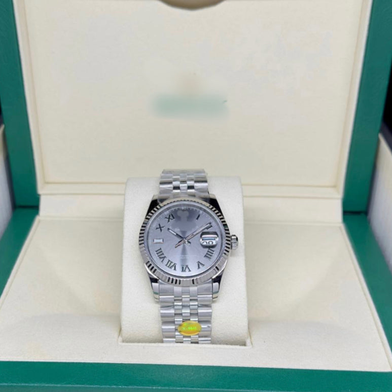 READY STOCK UPGRADED LUXURY SEMI PREMIUM 36 MM AUTOMATIC MEN WATCH