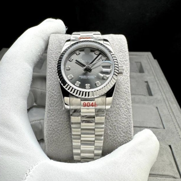 READY STOCK UPGRADED SEMI PREMIUM GRADE 31mm DJ AUTOMATIC LADIES WATCH