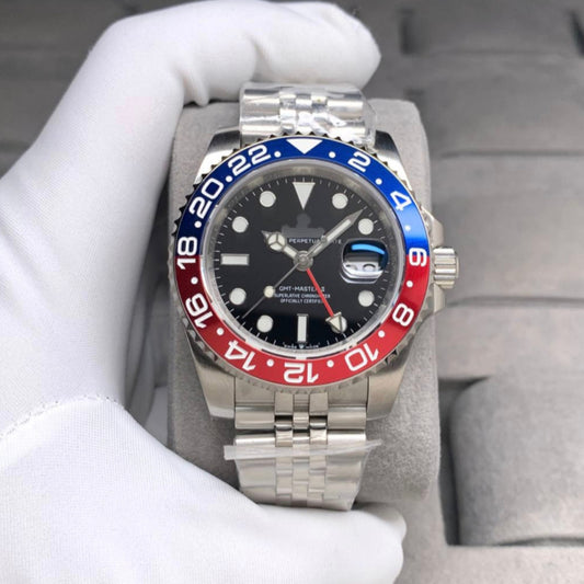 READY STOCK UPGRADED PEPSI GMT 40MM AUTOMATIC MEN WATCH
