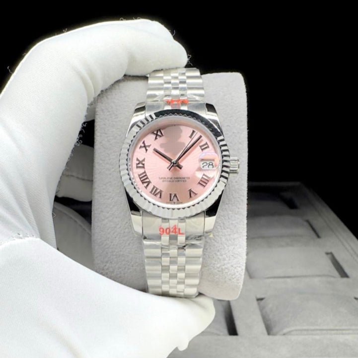 READY STOCK UPGRADED SEMI PREMIUM GRADE 31 DJ AUTOMATIC LADIES WATCH