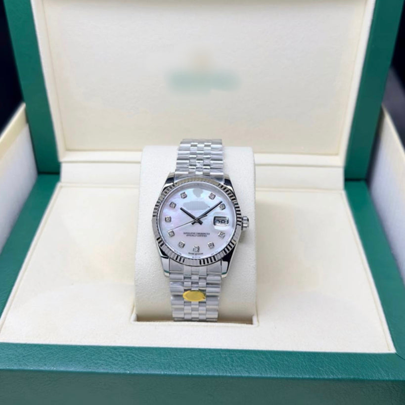 READY STOCK UPGRADED LUXURY SEMI PREMIUM 36 MM AUTOMATIC MEN WATCH