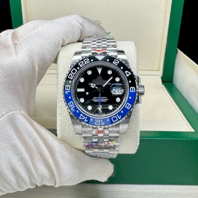 READY STOCK CLEAN PLUS SEMI PREMIUM GMT  BATMAN JUBILEE 40 MM AUTOMATIC MEN WATCH