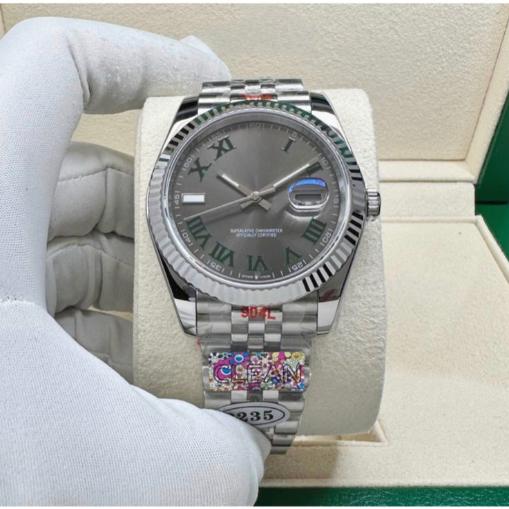 READY STOCK SEMI PREMIUM CLEAN PLUS F DJ AUTOMATIC 41mm MEN WATCH