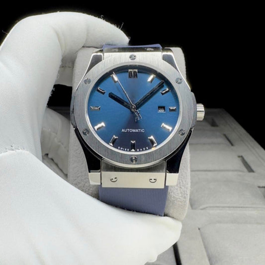 READY STOCK FUSION AUTOMATIC RUBEER STRAP 42MM MEN WATCH