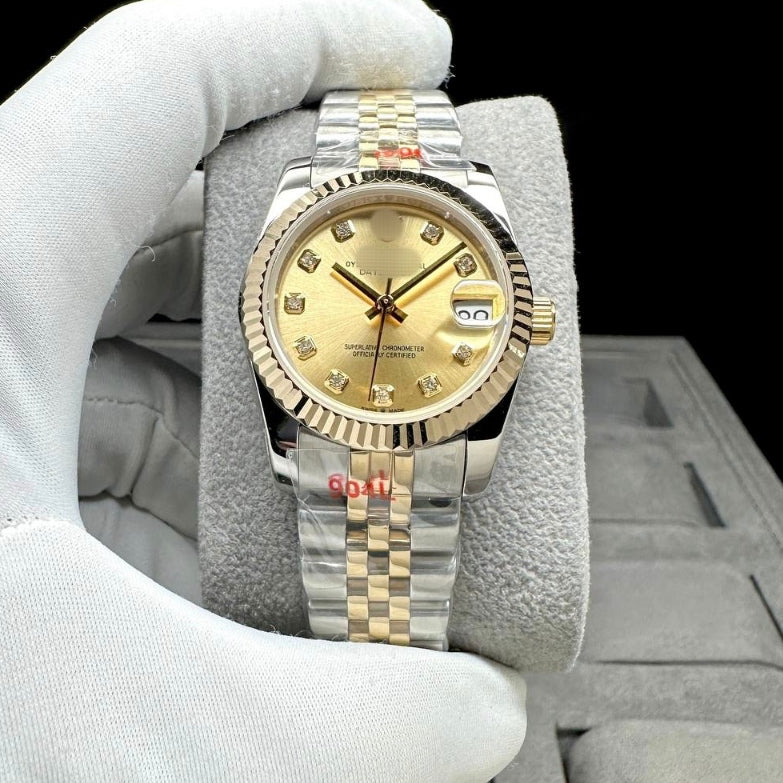 READY STOCK UPGRADED SEMI PREMIUM GRADE 31 DJ AUTOMATIC LADIES WATCH