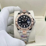 READY STOCK SEMI PREMIUM CLEAN PLUS YM 40MM ROSEGOLD AUTOMATIC MEN WATCH