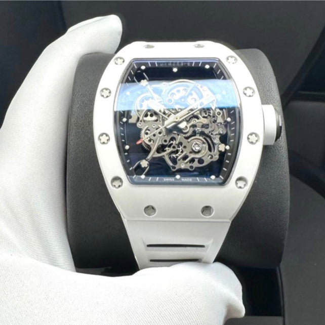 READY STOCK SUPER PREMIUM RM055 HANDWINDING 43MM MEN WATCH