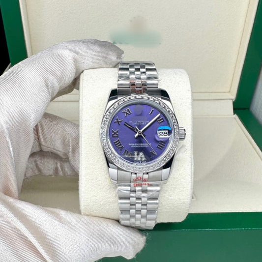 READY STOCK UPGRADED SEMI PREMIUM GRADE 31mm DJ AUTOMATIC LADIES WATCH